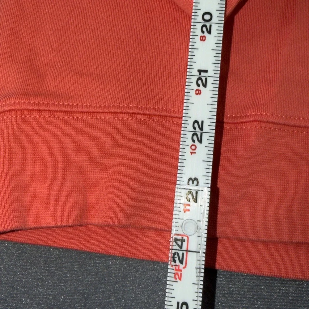 Vineyard‎ Vines Boys XL 20 Coral Orange Pima Cotton Quarter Zip Pullover Sweater